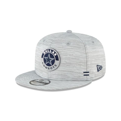 Dallas Cowboys Gorra | New Era Official NFL Fall Sideline 9fifty Snapback Cap Mexico - Grises